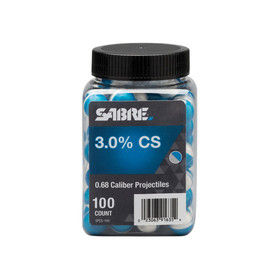 SABRE 3.0% CS 0.68 Calibre Projectile comes in a case of 100